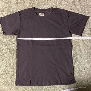 Hey Gang Slim Crew T-shirt - charcoal